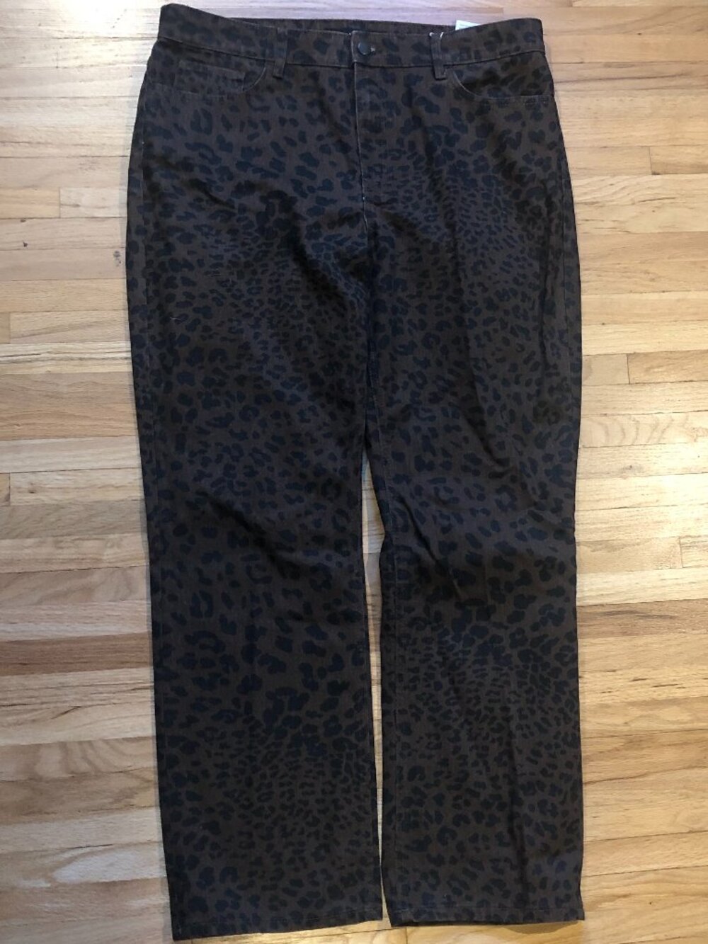 Mango Leopard print jeans
